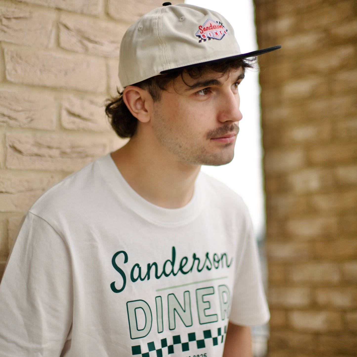 Sanderson Diner T-Shirt - Off White