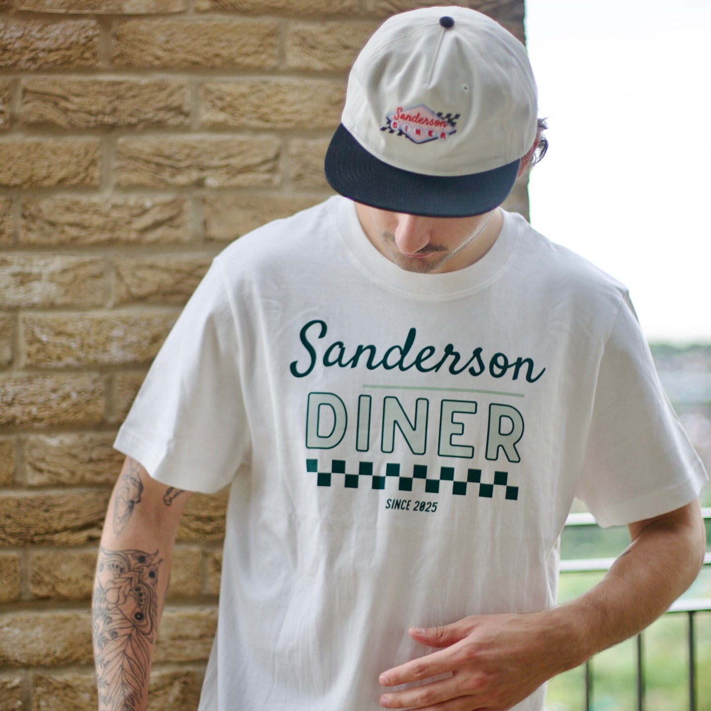 Sanderson Diner T-Shirt - Off White
