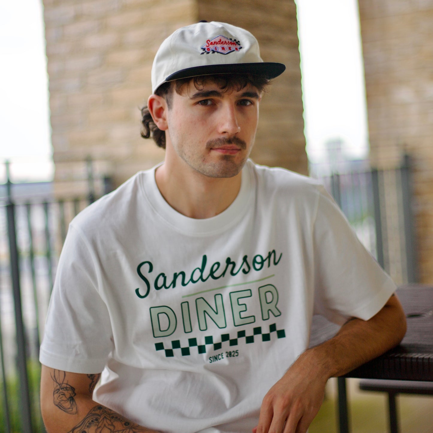 Sanderson Diner T-Shirt - Off White