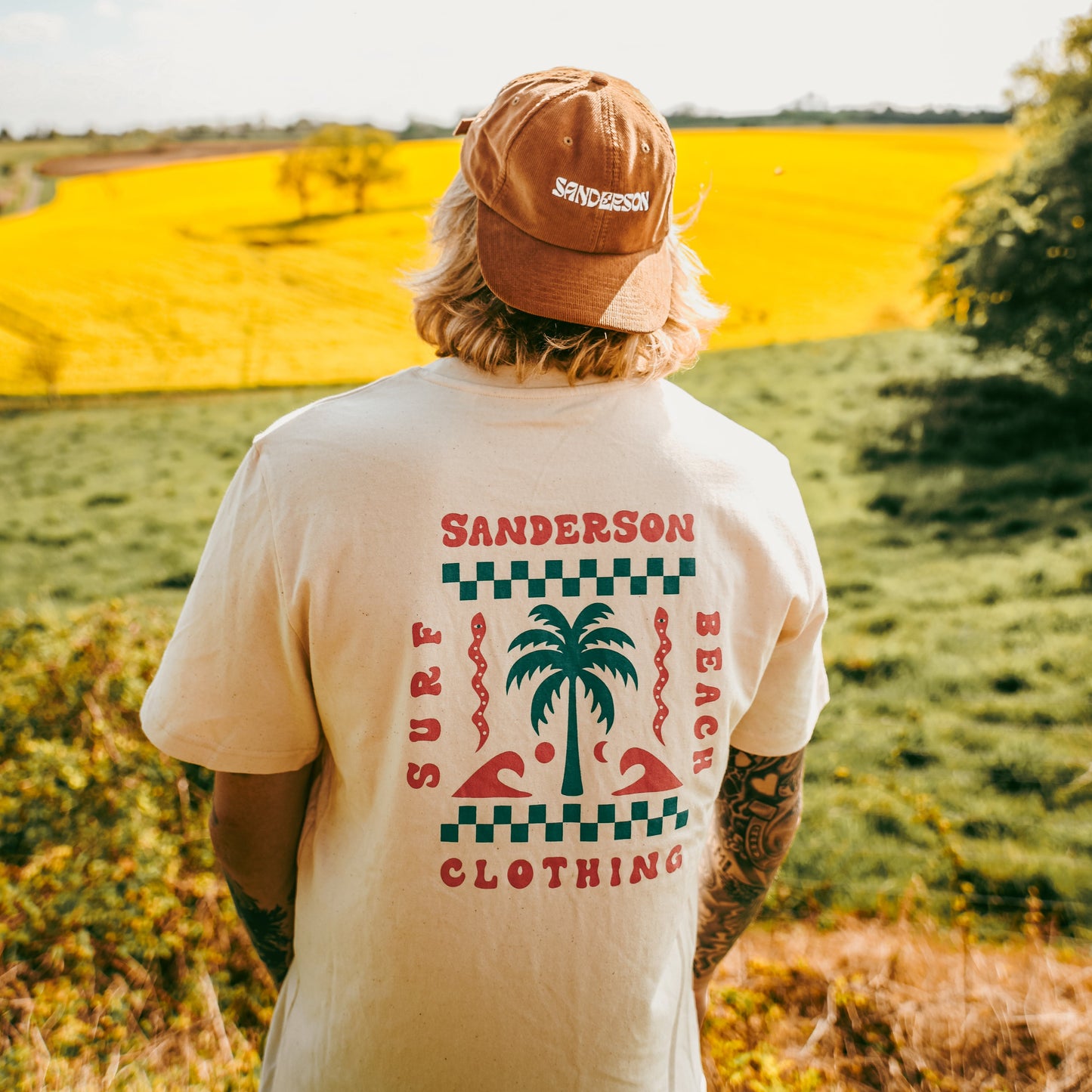 Sanderson Corduroy Cap - Camel