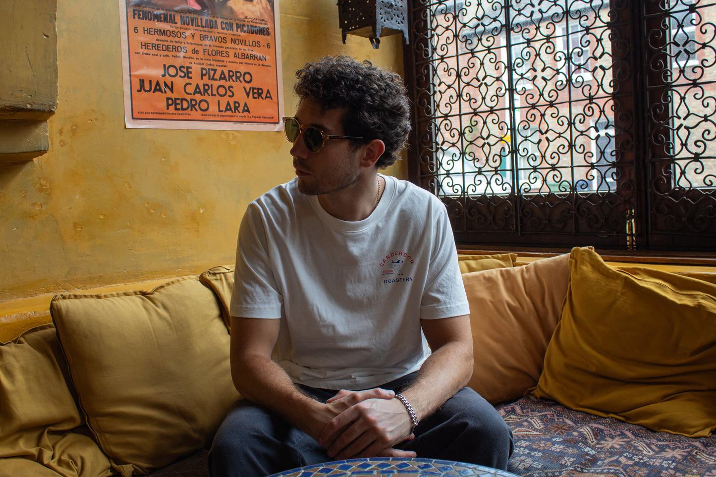 Sanderson Coffee Roastery T-Shirt - Off white