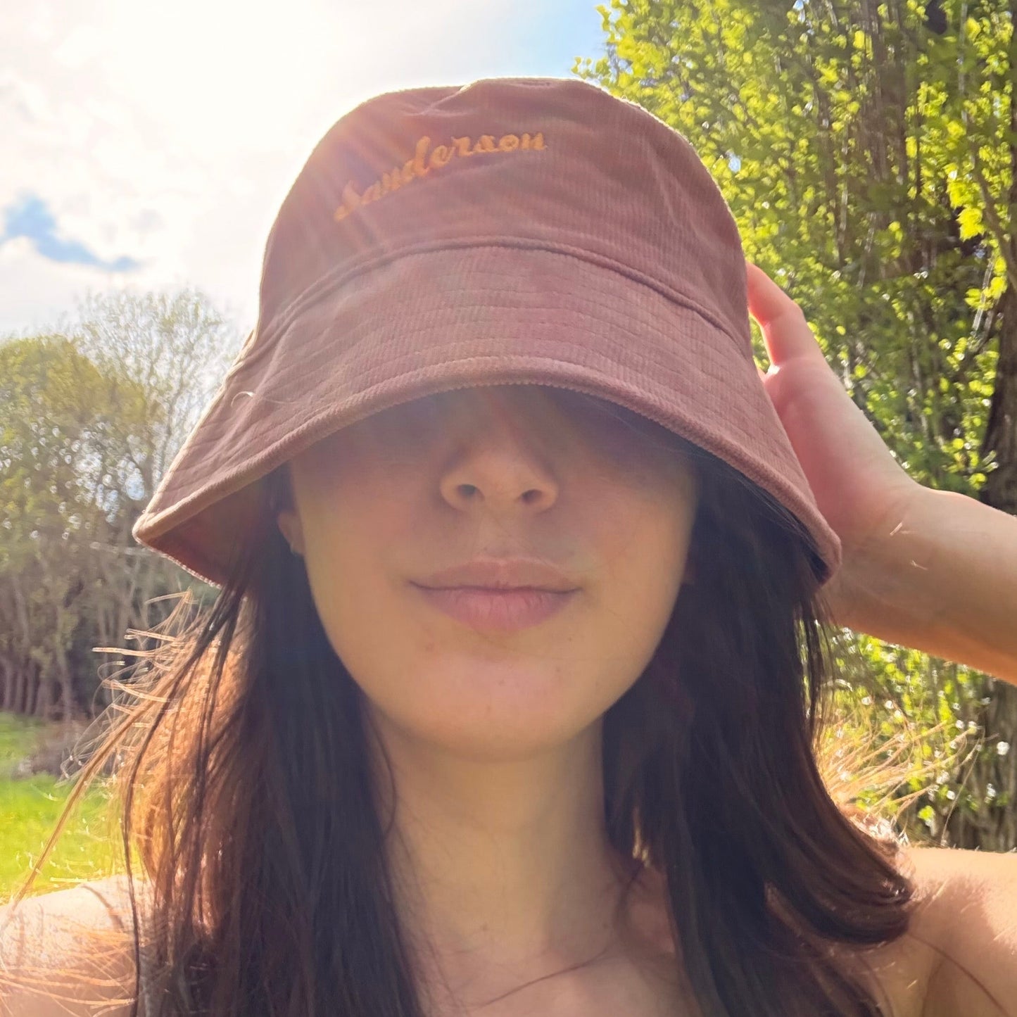 Organic Sanderson Corduroy Bucket Hat - Redwood