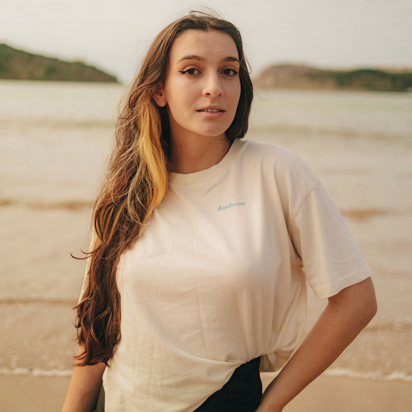 Sanderson Women's Organic Surf T-Shirt - Natural Raw