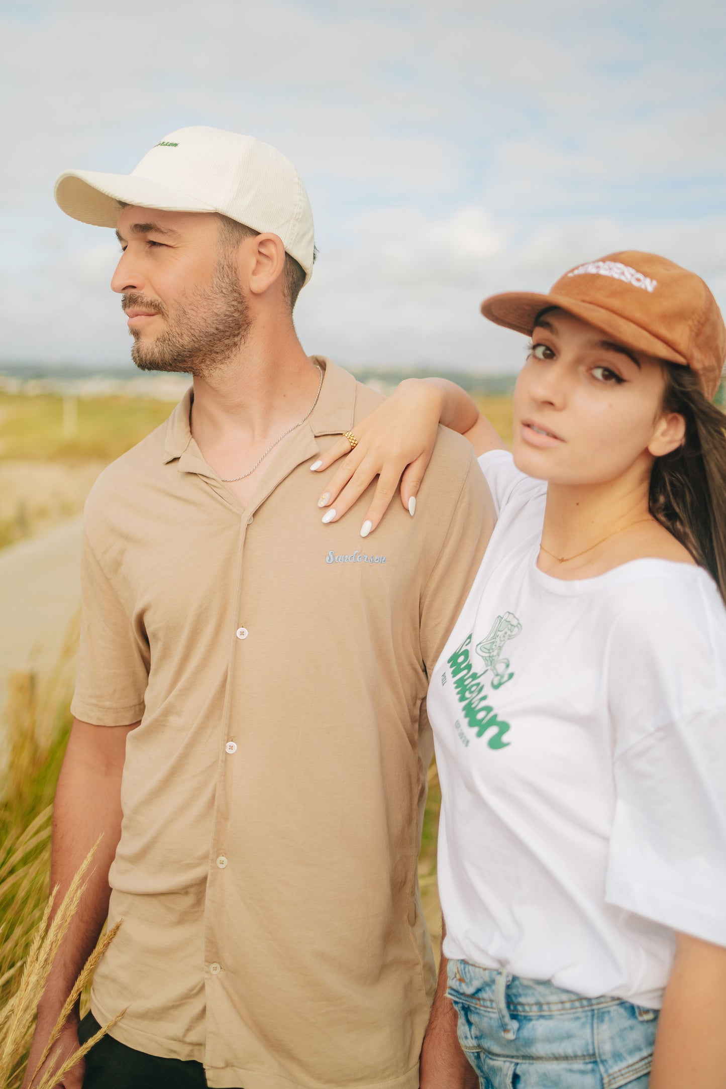 Sanderson Bowling Shirt - Washed Cream Coffee