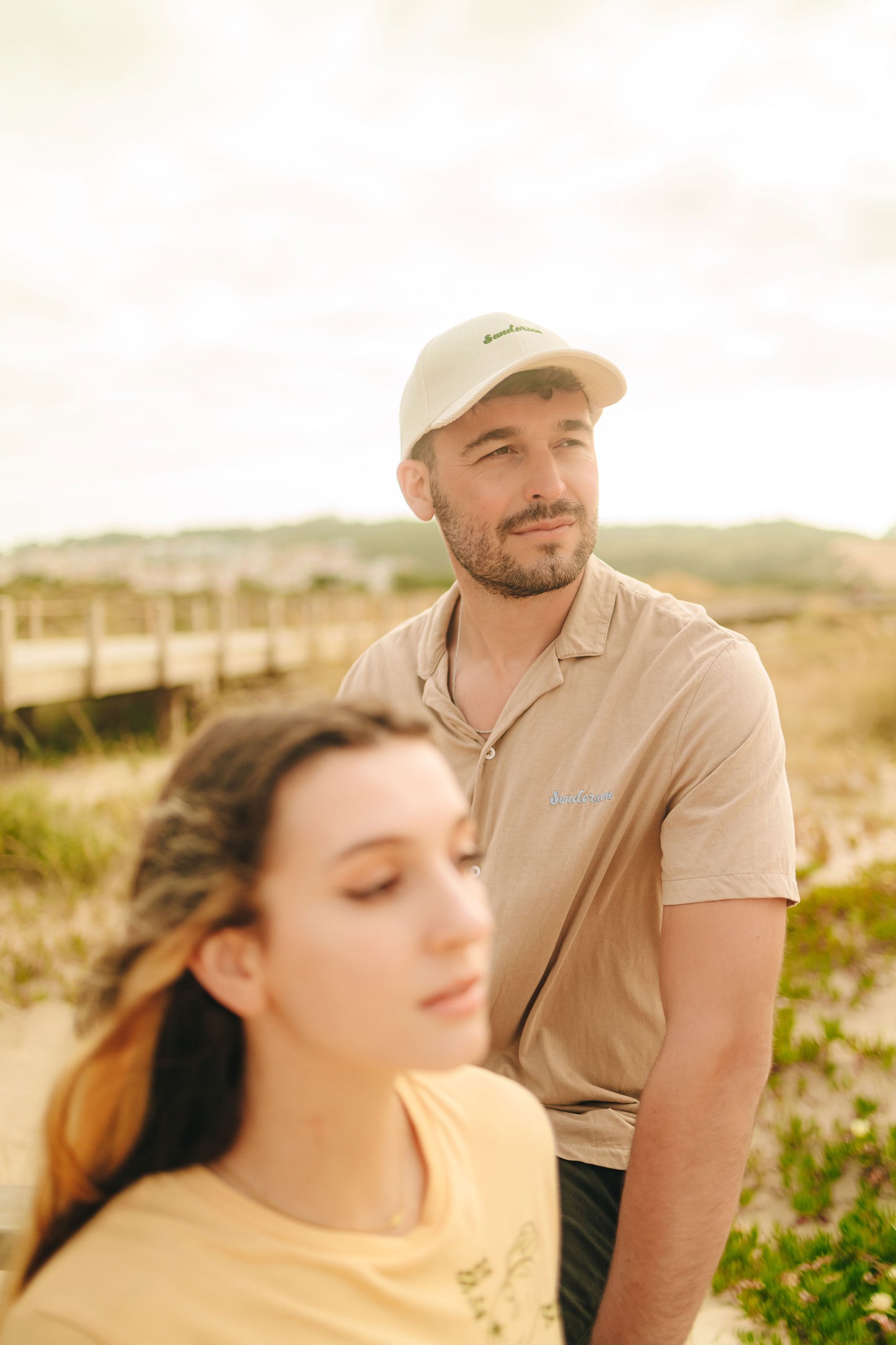 Vintage Sanderson Corduroy Cap - Cream
