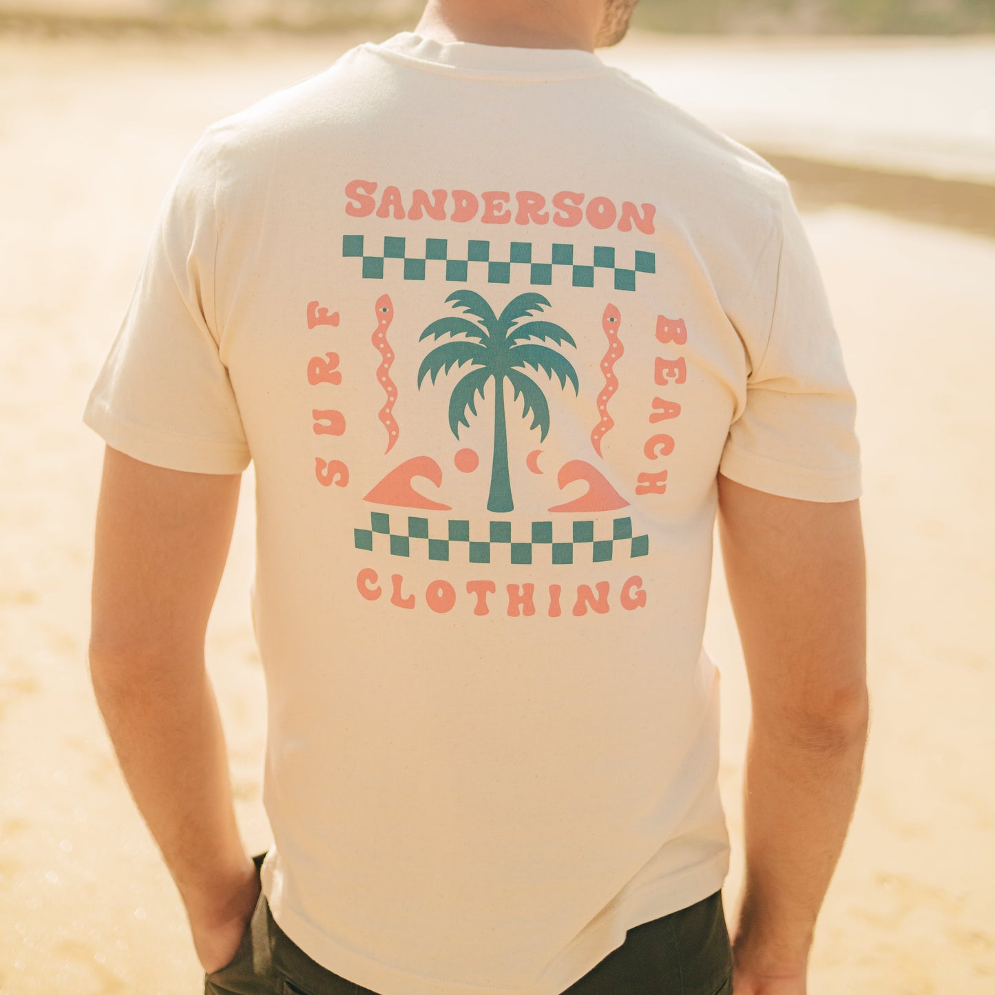 Sanderson Organic Surf T-Shirt - Natural Raw