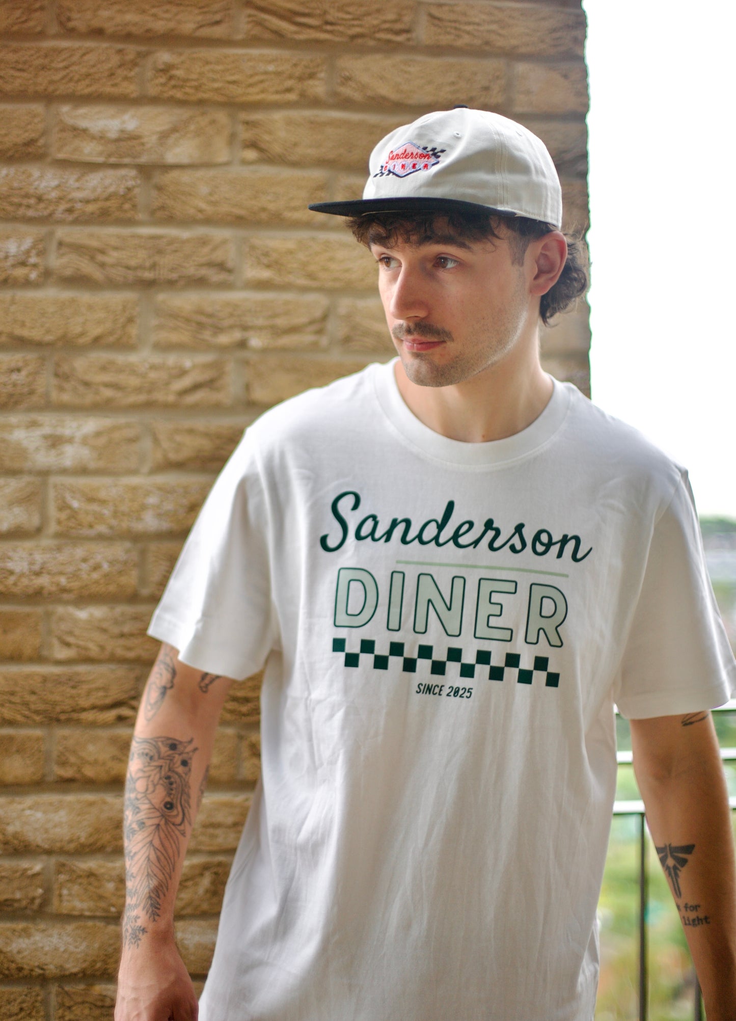 Sanderson Diner T-Shirt - Off White