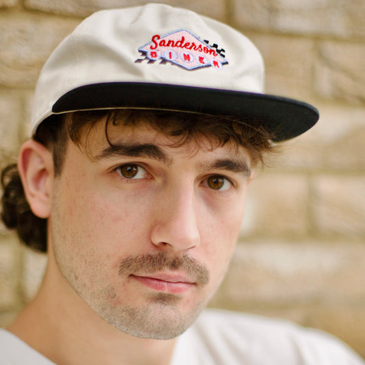 Sanderson Diner Cap - Black/White