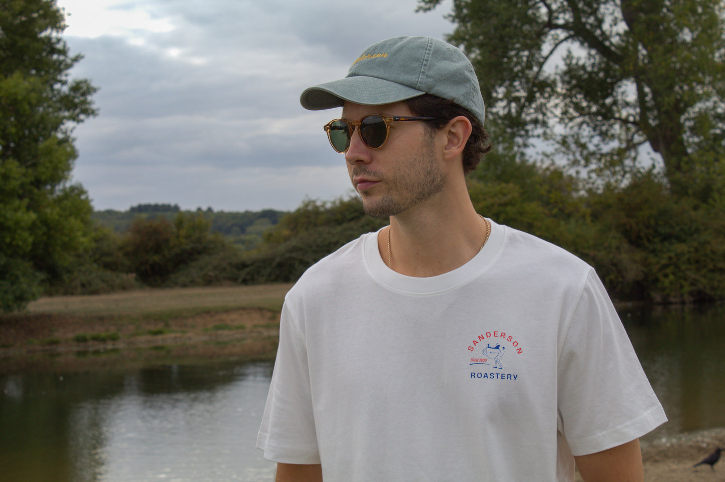 Sanderson Coffee Roastery T-Shirt - Off white