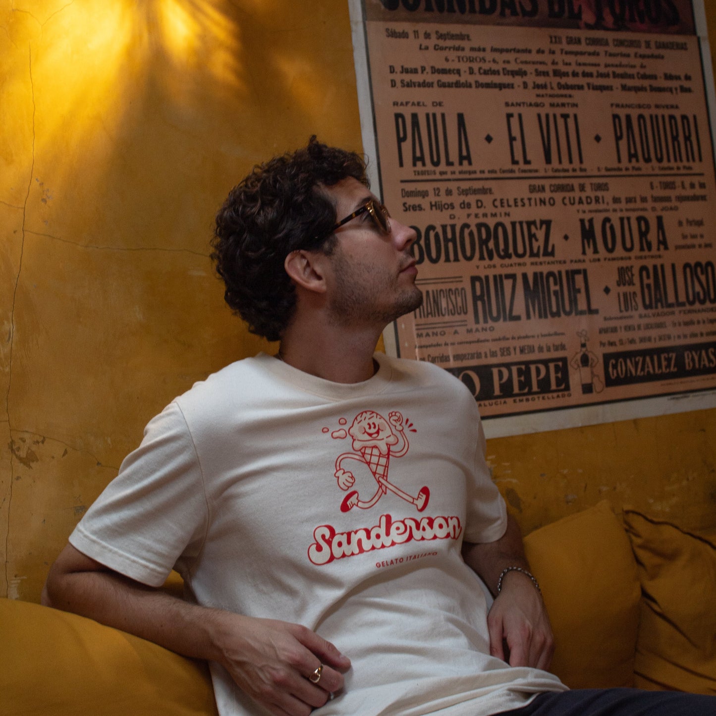 Sanderson Gelato Italiano T-Shirt - Natural Raw