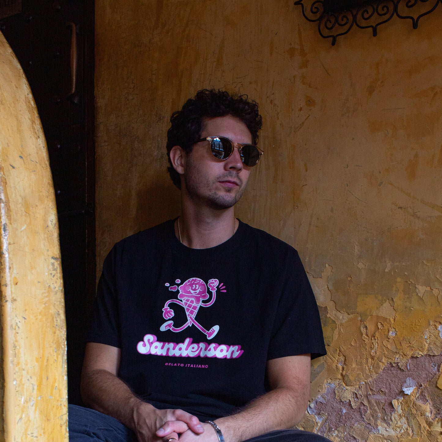 Sanderson Gelato Italiano T-Shirt - Black