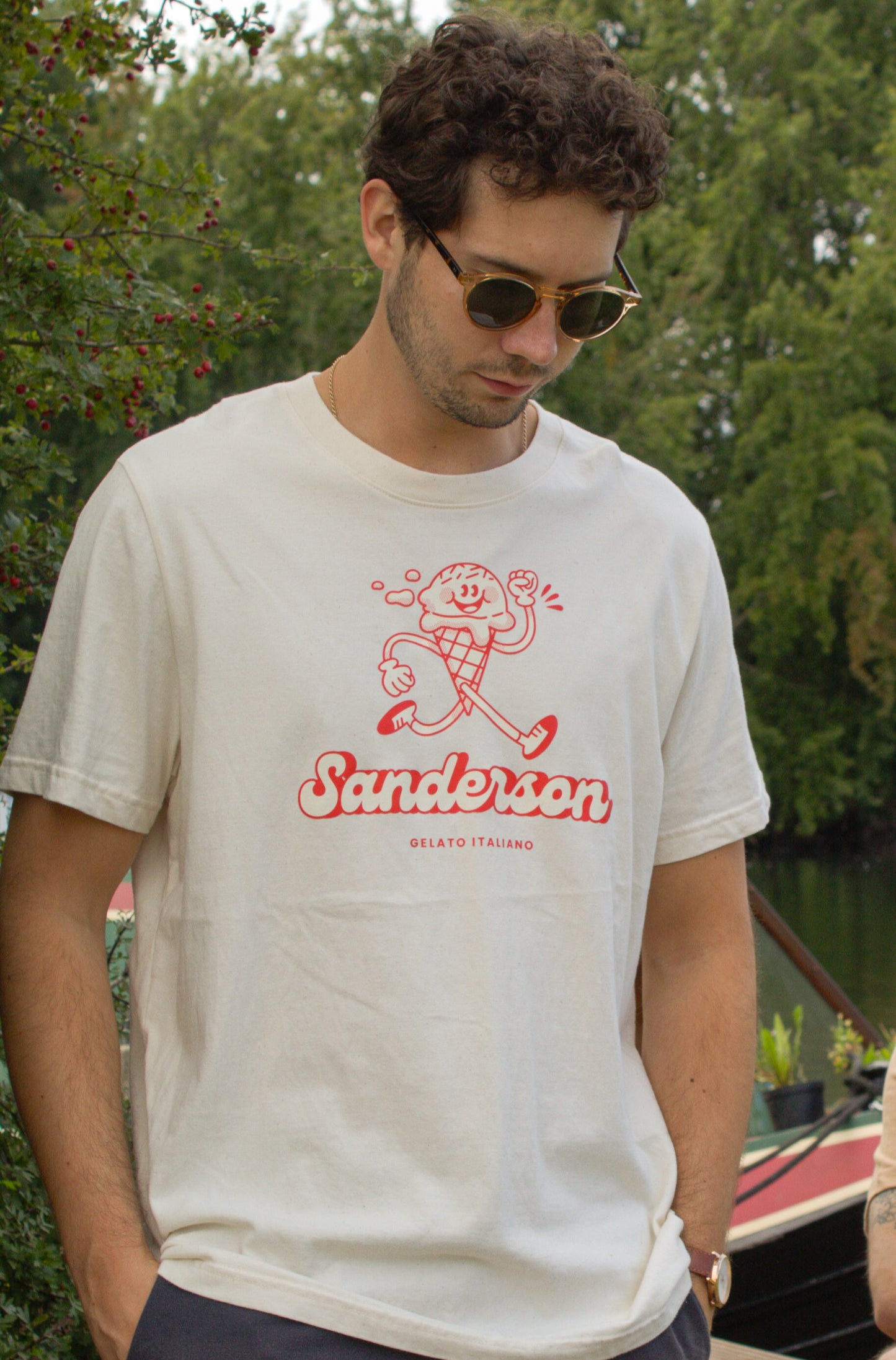 Sanderson Gelato Italiano T-Shirt - Natural Raw