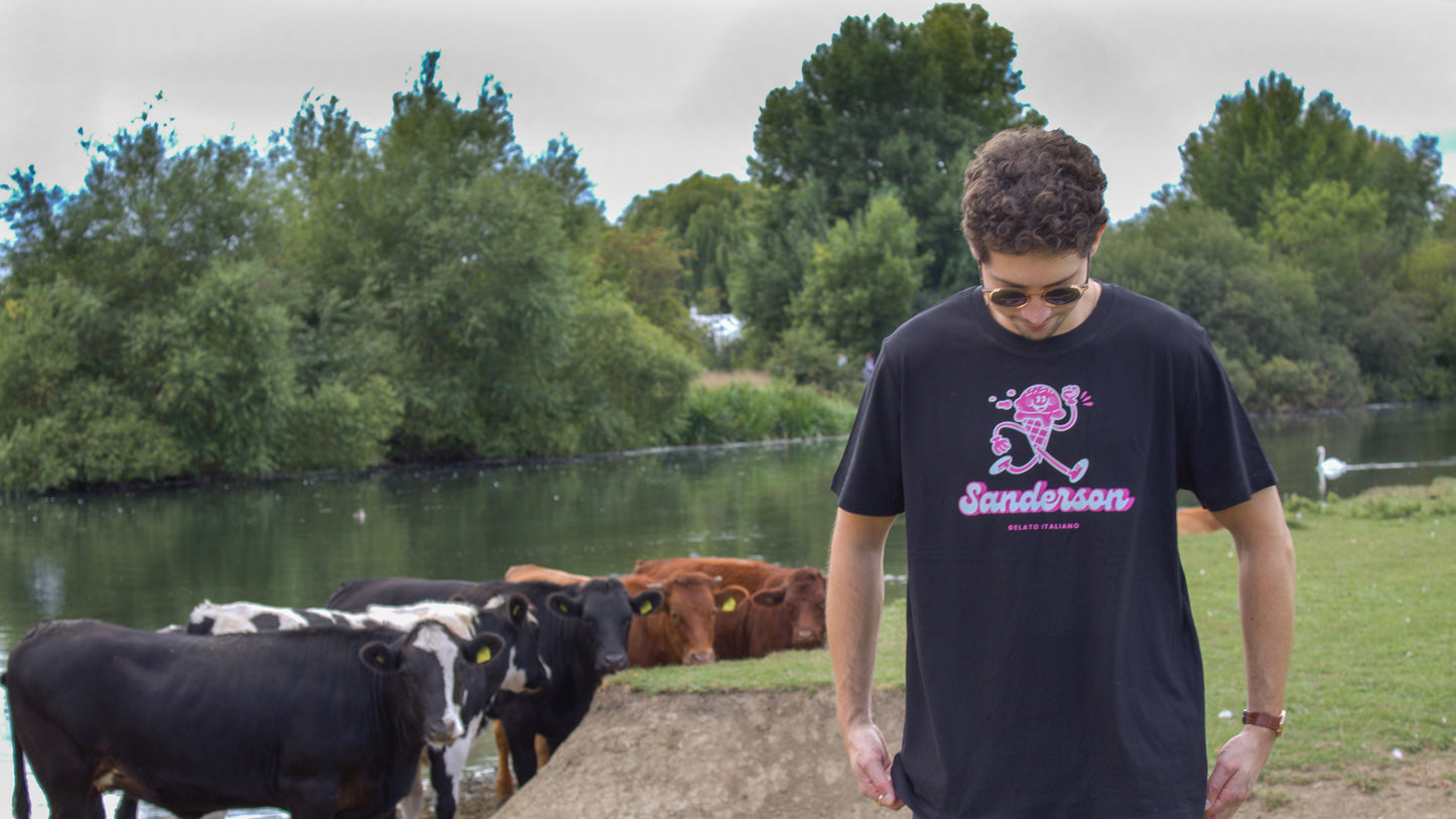 Sanderson Gelato Italiano T-Shirt - Black