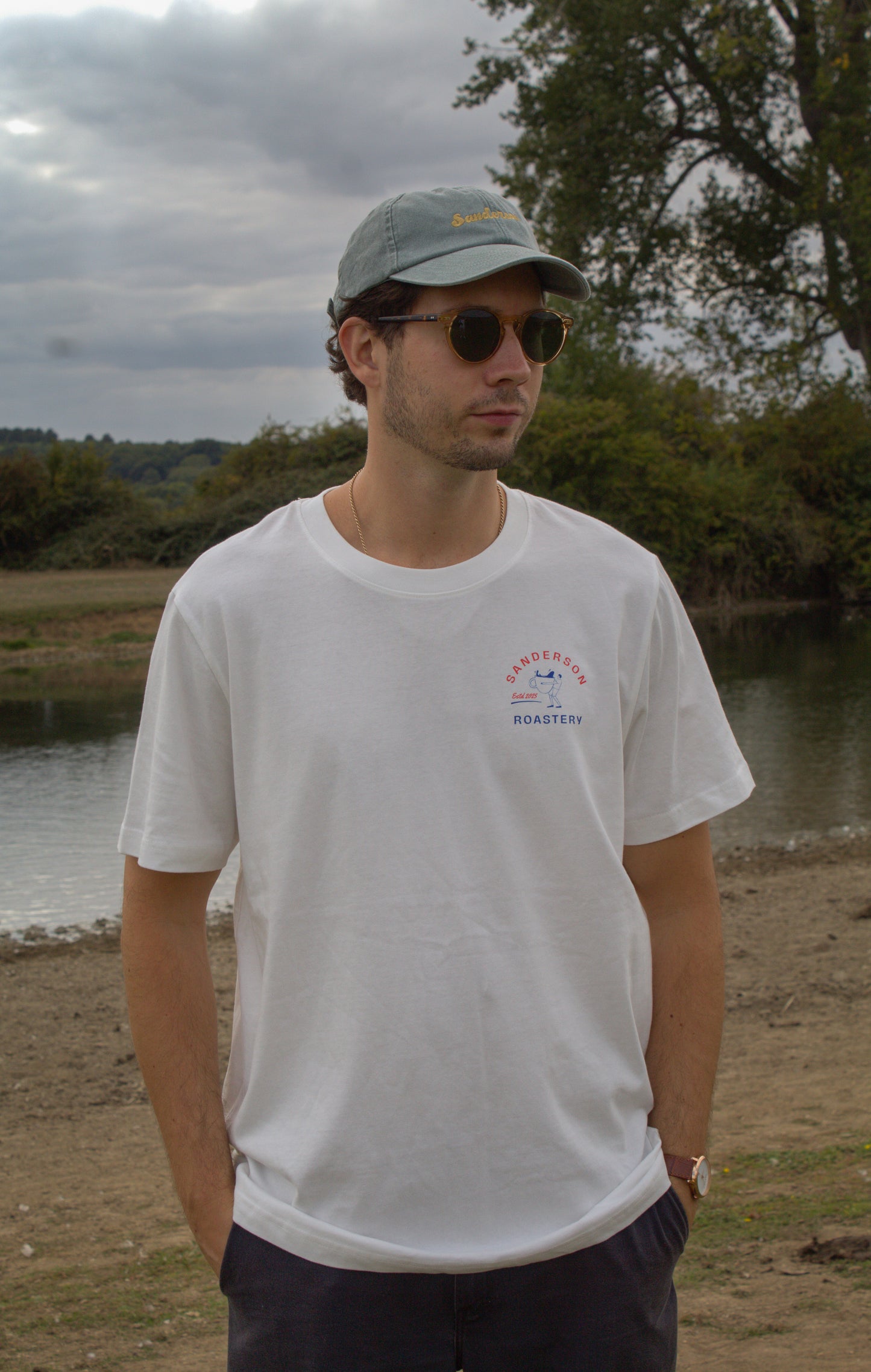 Sanderson Coffee Roastery T-Shirt - Off white