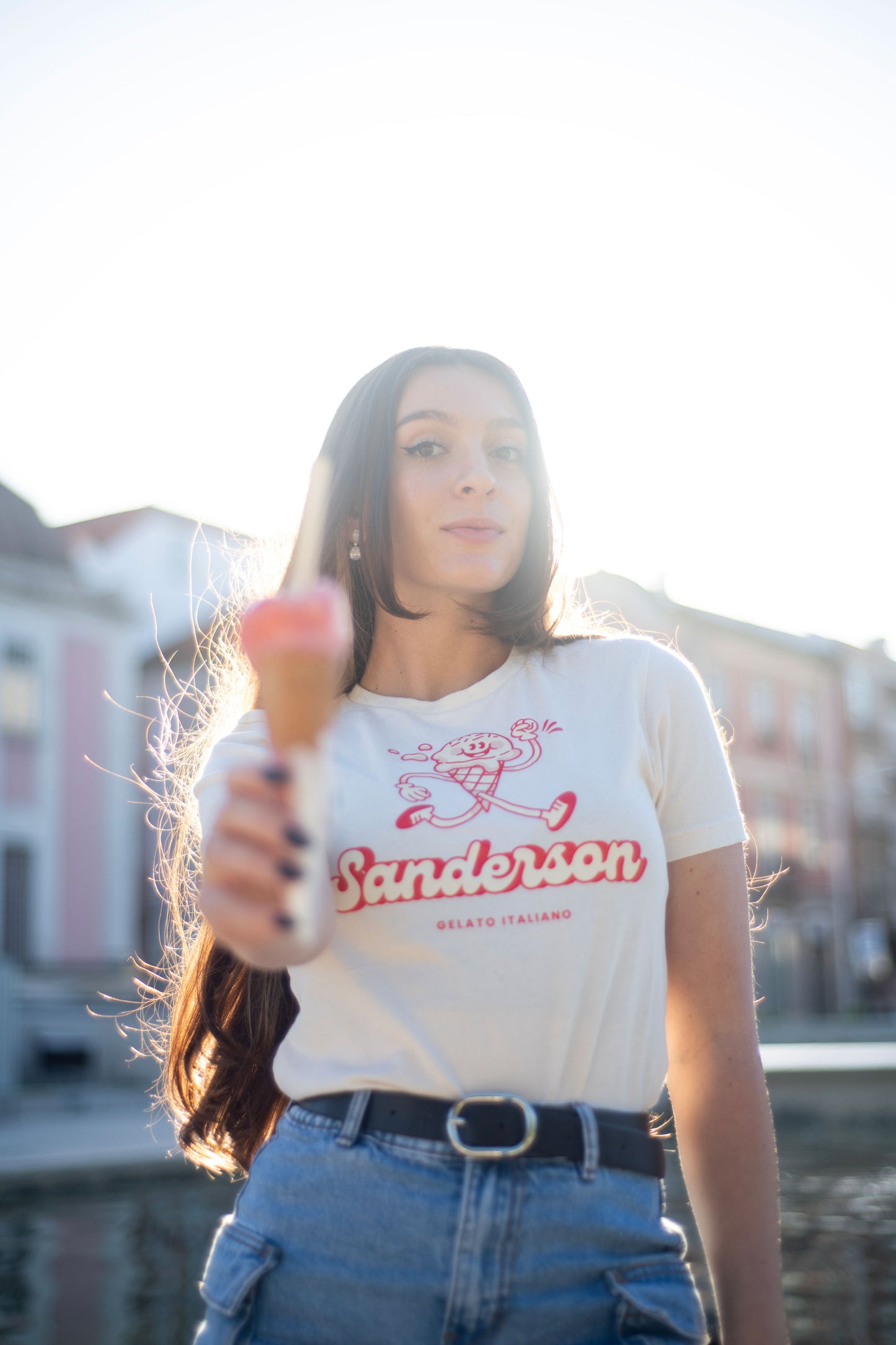 Sanderson Women’s Gelato Italiano T-Shirt - Natural Raw