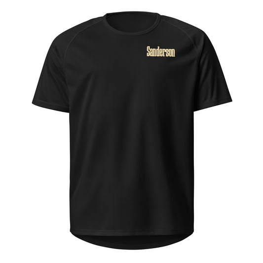 Sanderson Unisex Gym T-Shirt - Black